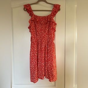 Moon River red floral dress